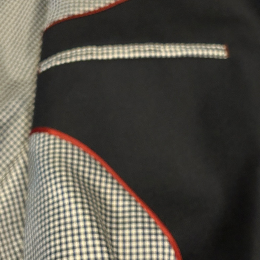 Stafford Men’s Navy Wool Blazer Sport Coat Jacket, 2 Button, Single Vent, 54L - Picture 10 of 14